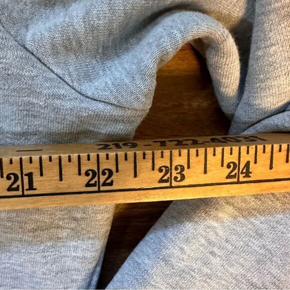 The North Face Women’s Pullover Hoodie Sweatshirt Gray Small Orange Logo - Picture 4 of 7